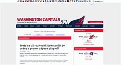 Desktop Screenshot of capitals.slovaknhl.sk