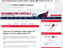 Tablet Screenshot of capitals.slovaknhl.sk