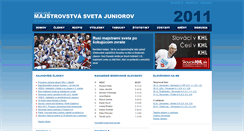 Desktop Screenshot of msj2011.slovaknhl.sk